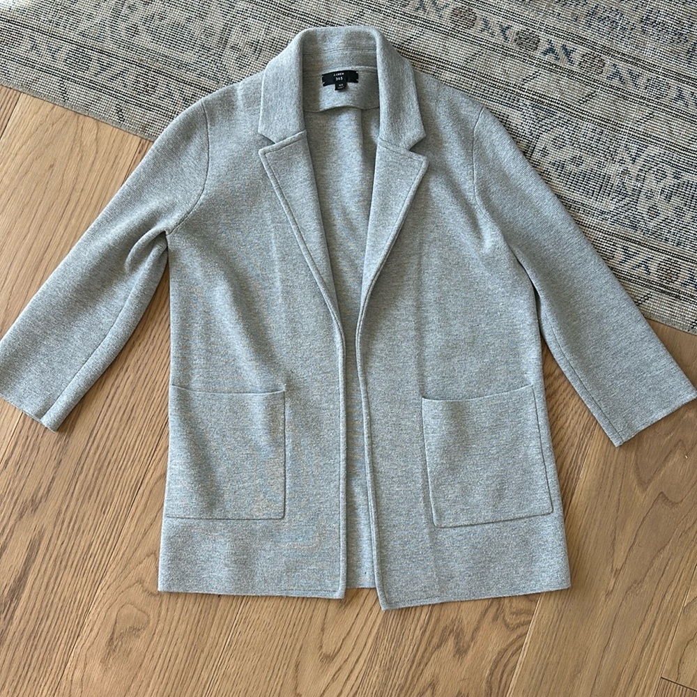 J Crew Sweater Blazer